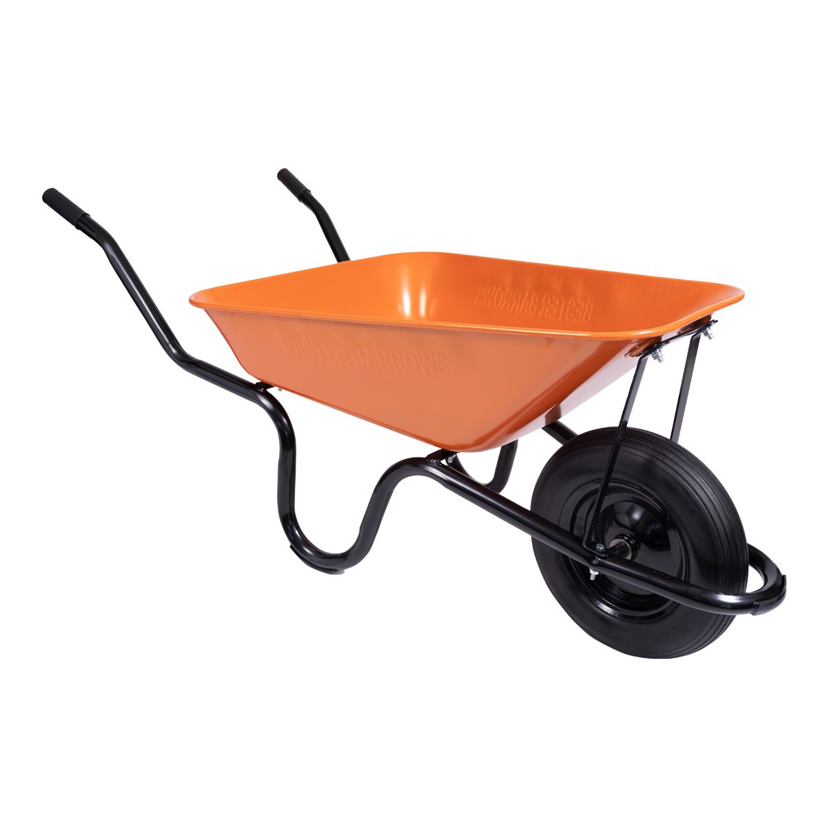 Bester Wheelbarrow Krieba Steel With Sand Buster Wheel