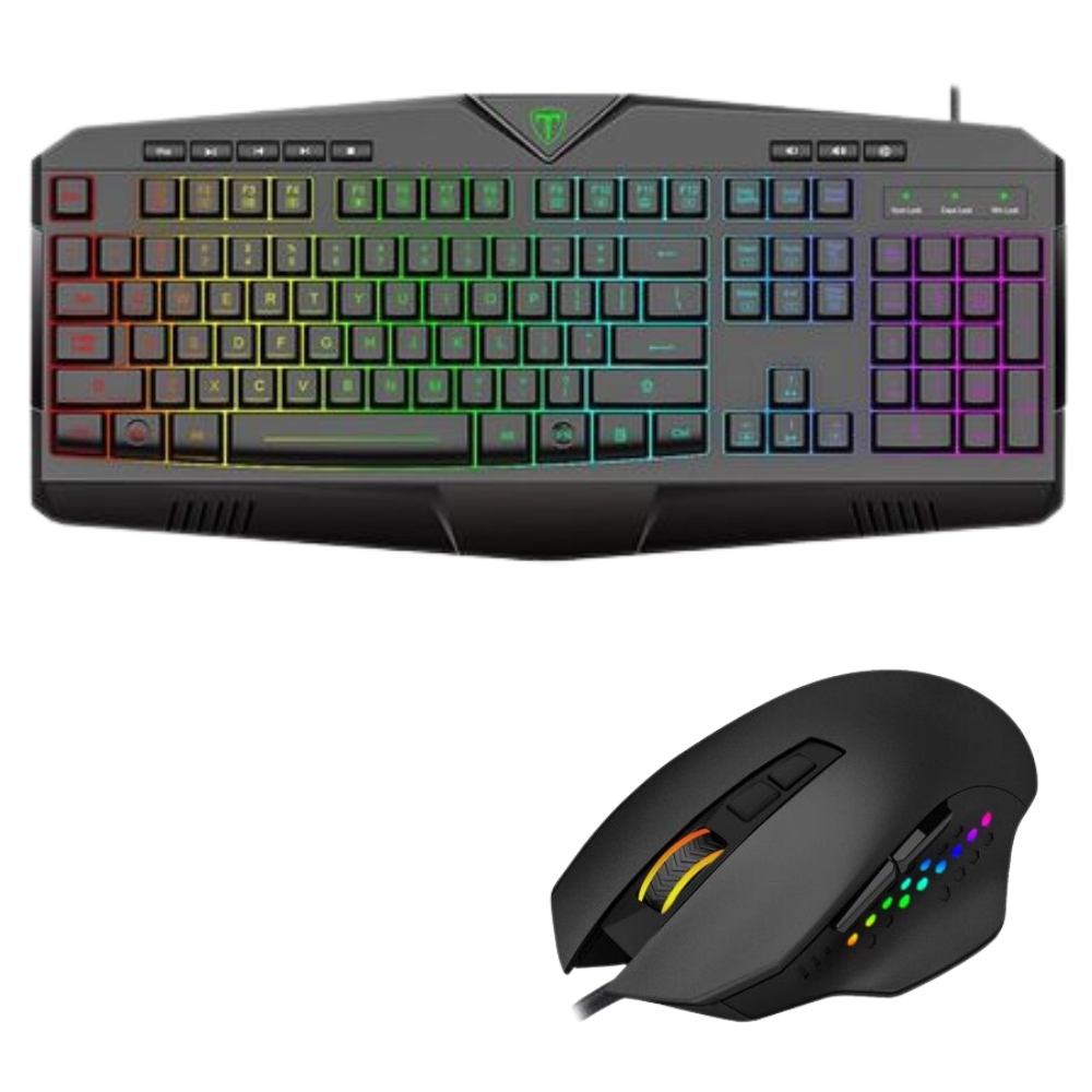 T-Dagger – Submarine RGB Gaming Keyboard & Captain Wired RGB Gaming Mouse