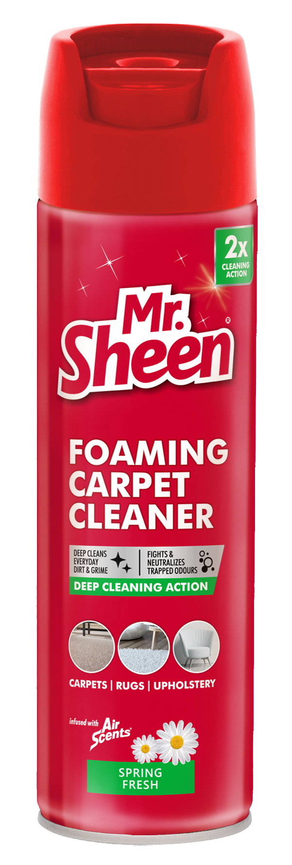 Mr Sheen Foaming Carpet Cleaner Aerosol 500ml