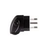 Crabtree Black Slimline 3 Pin Plug Top Crabtree Black Slimline 3 Pin Plug Top