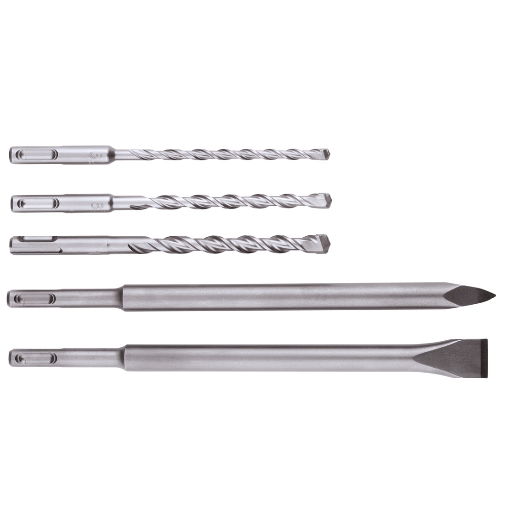 Metabo – Drill Bit / Chisel Set – SDS-PLUS – 5Pieces (630477000)