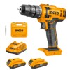 Ingco – Li-Ion Cordless Drill 20V With Charger And 2 X 1.5Ah Batteries Ingco – Li-Ion Cordless Drill 20V With Charger And 2 X 1.5Ah Batteries