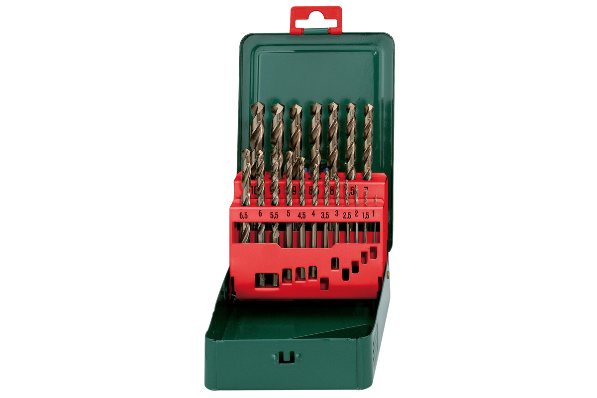 Metabo – HSS-CO Drill Bit Storage Case SP, 19 Pieces (627157000)