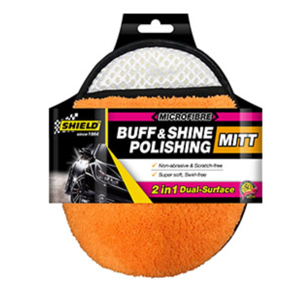 Shield – Microfibre Buff & Shine Polishing Mitt