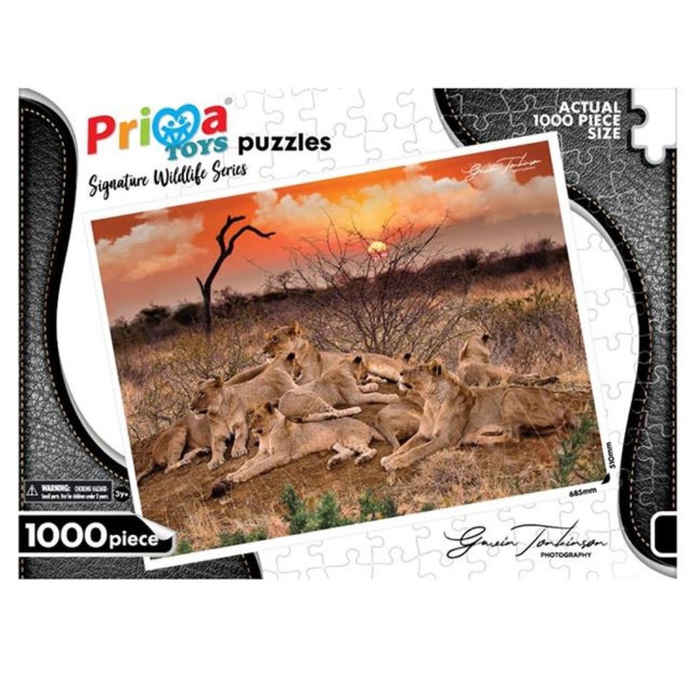 1000 Piece Wildlife Adult Puzzle – Lions