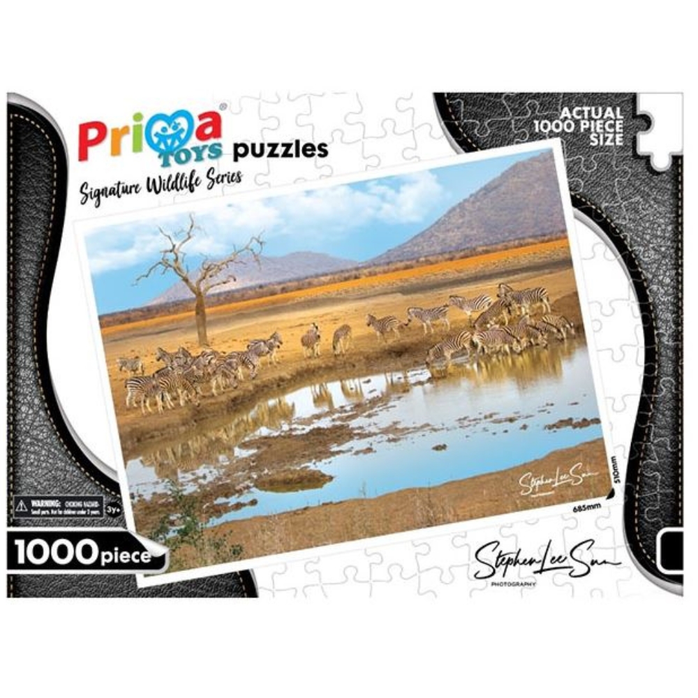 1000 Piece Wildlife Adult Puzzle – Zebra