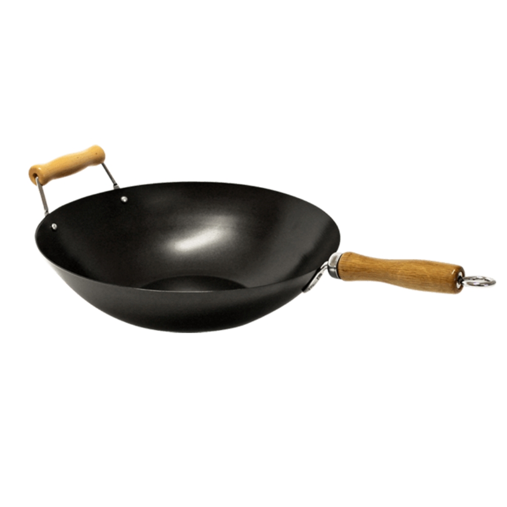 Lk`s – Wok with Wooden Handle – 380mm