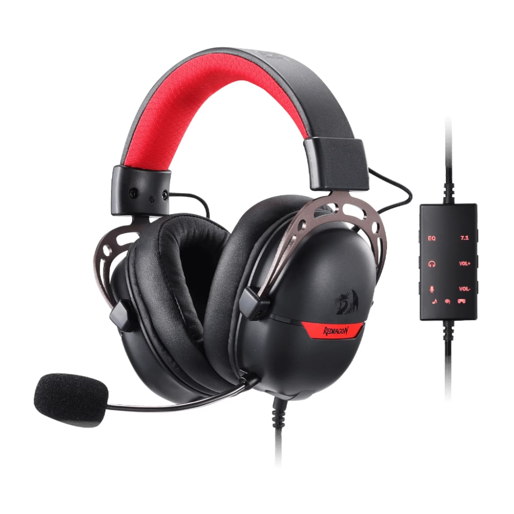 Redragon AURORA 7.1 Gaming Headset – Black