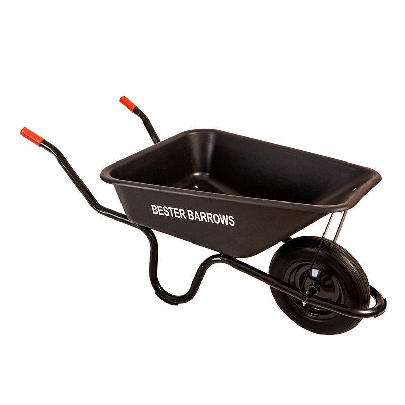 Bester Wheelbarrow Krieba Plastic With Sand Buster Wheel