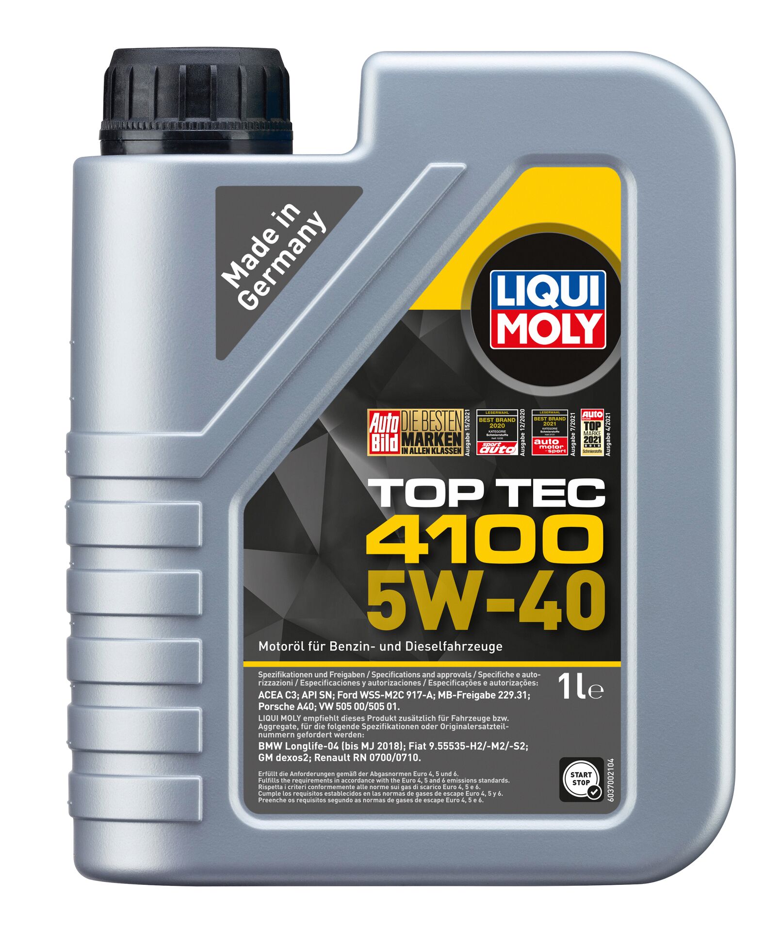 Liqui Moly – Top Tec 4100 5W40 – 1 Litre