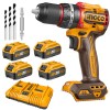 Ingco – Compact Impact Drill 66NM with Li-Ion Battery & Charger Kit – 4Ah Ingco – Compact Impact Drill 66NM with Li-Ion Battery & Charger Kit – 4Ah