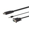 LinkQnet 1.8m HDMI Male to VGA Male with Audio Cable LinkQnet 1.8m HDMI Male to VGA Male with Audio Cable