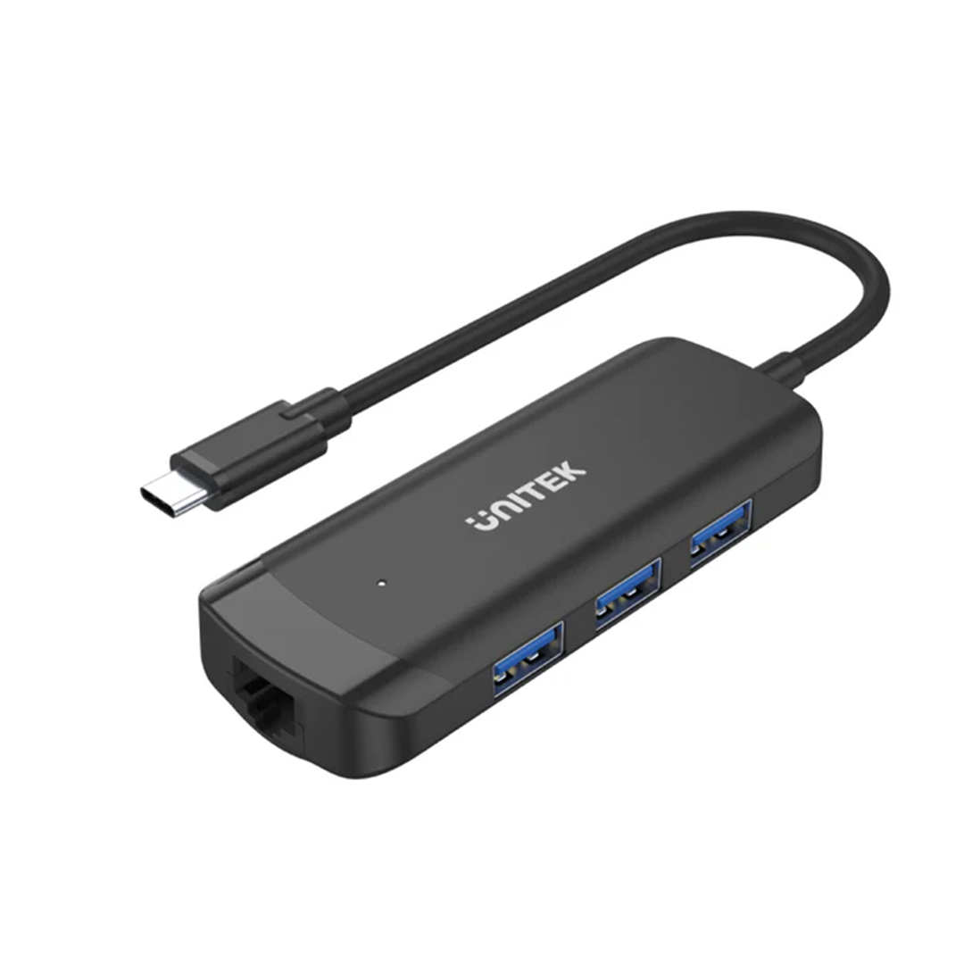 Unitek uHUB Q4+ 4-in-1 Powered USB-C Ethernet Hub