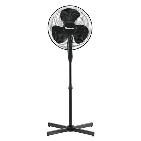 Pineware Black Pedestal Fan – 40cm
