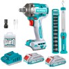 Total – Impact Wrench 400Nm with Work Lamp 2 x 2Ah Battery and Charger Total – Impact Wrench 400Nm with Work Lamp 2 x 2Ah Battery and Charger