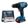 Bosch – Impact Drill (GSB183-LI) with 1x 2AhBattery, Charger & 15Pc Bit Set Bosch – Impact Drill (GSB183-LI) with 1x 2AhBattery, Charger & 15Pc Bit Set