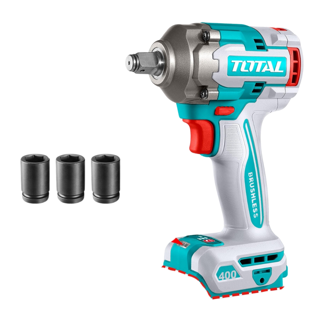 Total – Cordless Impact Wrench – 400N.m – Unit only