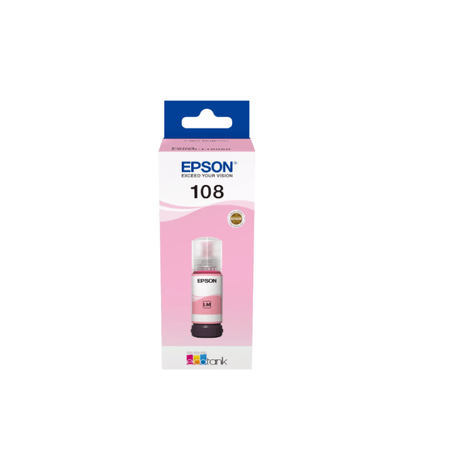 EPSON 108 EcoTank Light Magenta ink bottle