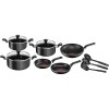 Tefal – Super Cook Non-Stick With Thermo-Spot 12 Pce Cooking Set – Black Tefal – Super Cook Non-Stick With Thermo-Spot 12 Pce Cooking Set – Black