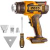 Ingco – Cordless Heat Gun 20V with 3 Nozzle & Scraper (Unit Only) Ingco – Cordless Heat Gun 20V with 3 Nozzle & Scraper (Unit Only)