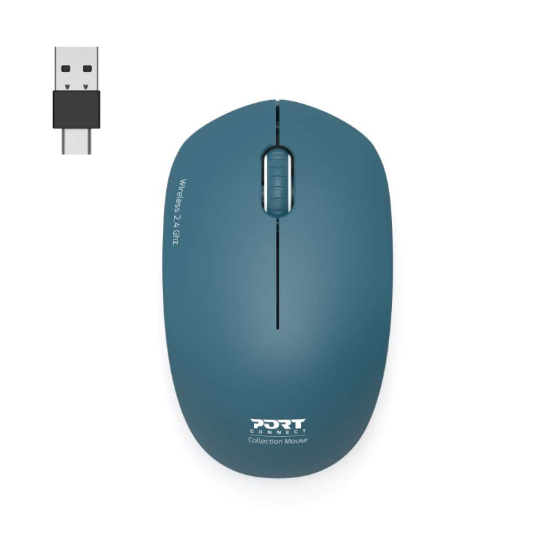 Port Connect 2.4GHz Collection II Wireless Mouse – Saphir