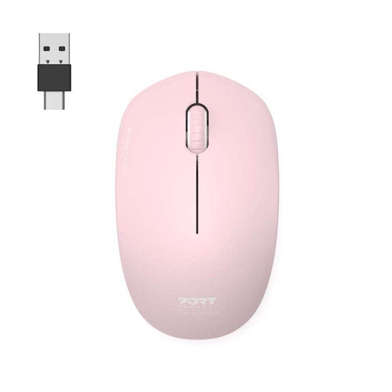 Port Connect 2.4GHz Collection II Wireless Mouse – Blush