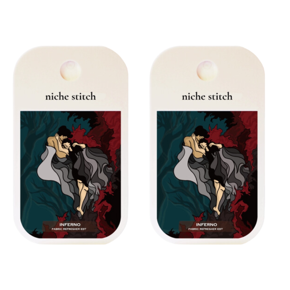 Niche Stitch – Pocket Perfume (Fabric Fragrance) Inferno (42ml) – Pack of 2