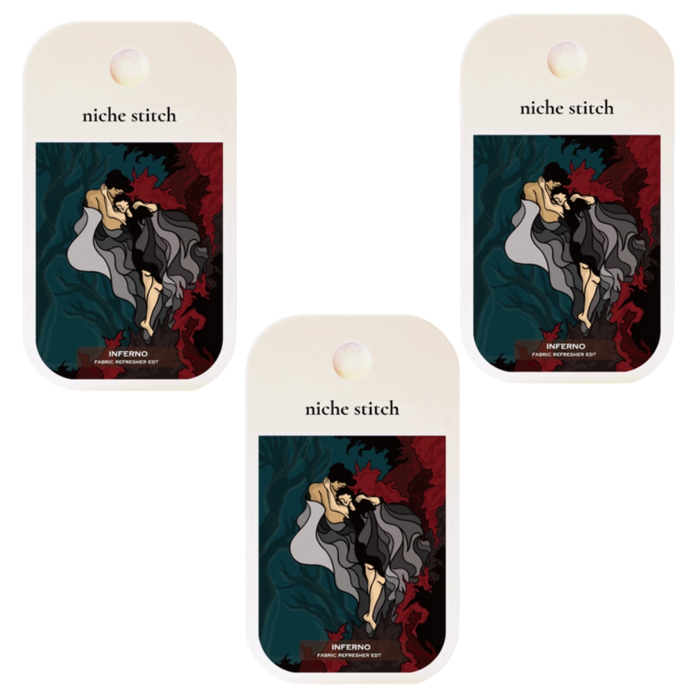 Niche Stitch – Pocket Perfume (Fabric Fragrance) Inferno (42ml) – Pack of 3