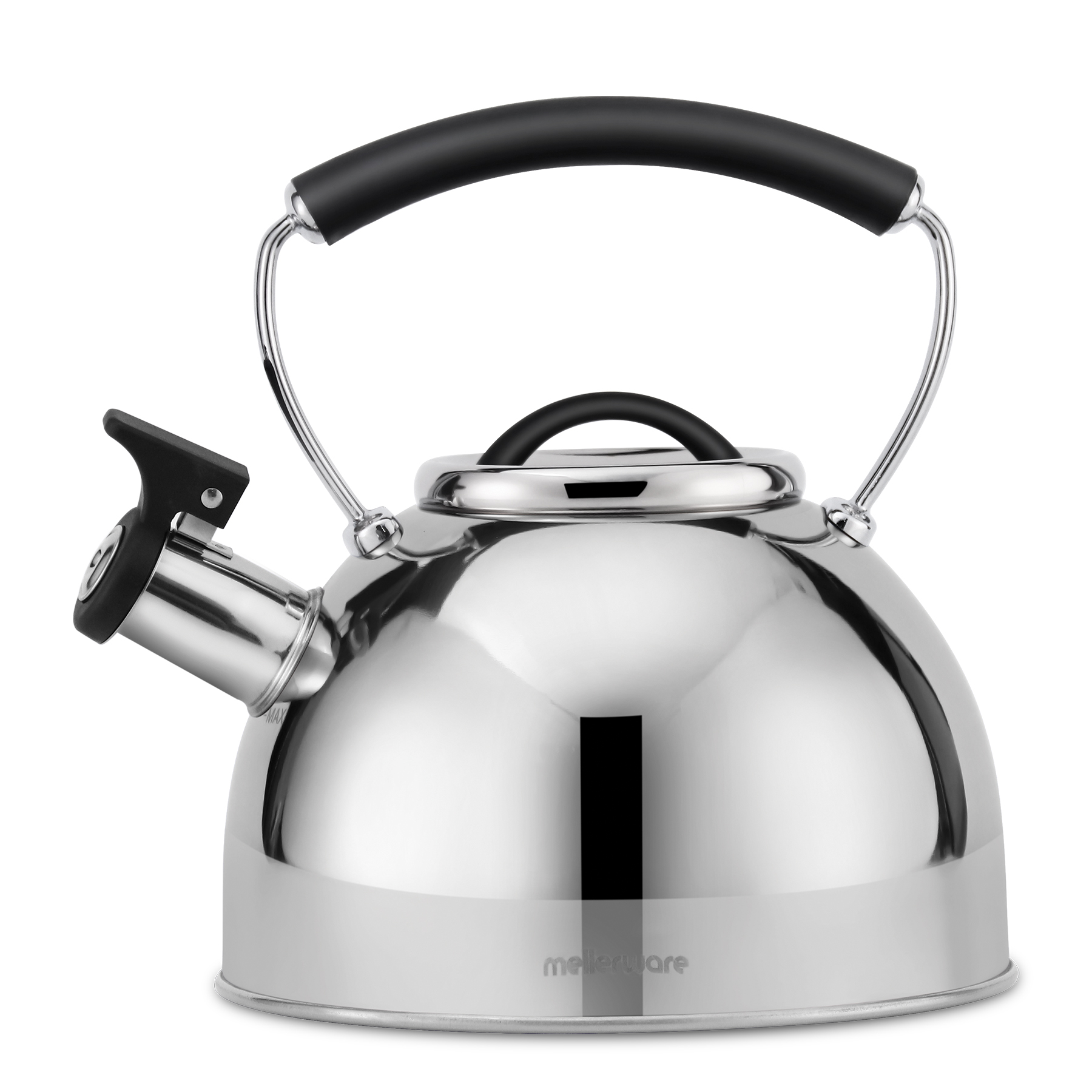 Mellerware Kettle Stove Top Stainless Steel 2.5L “Whistle”