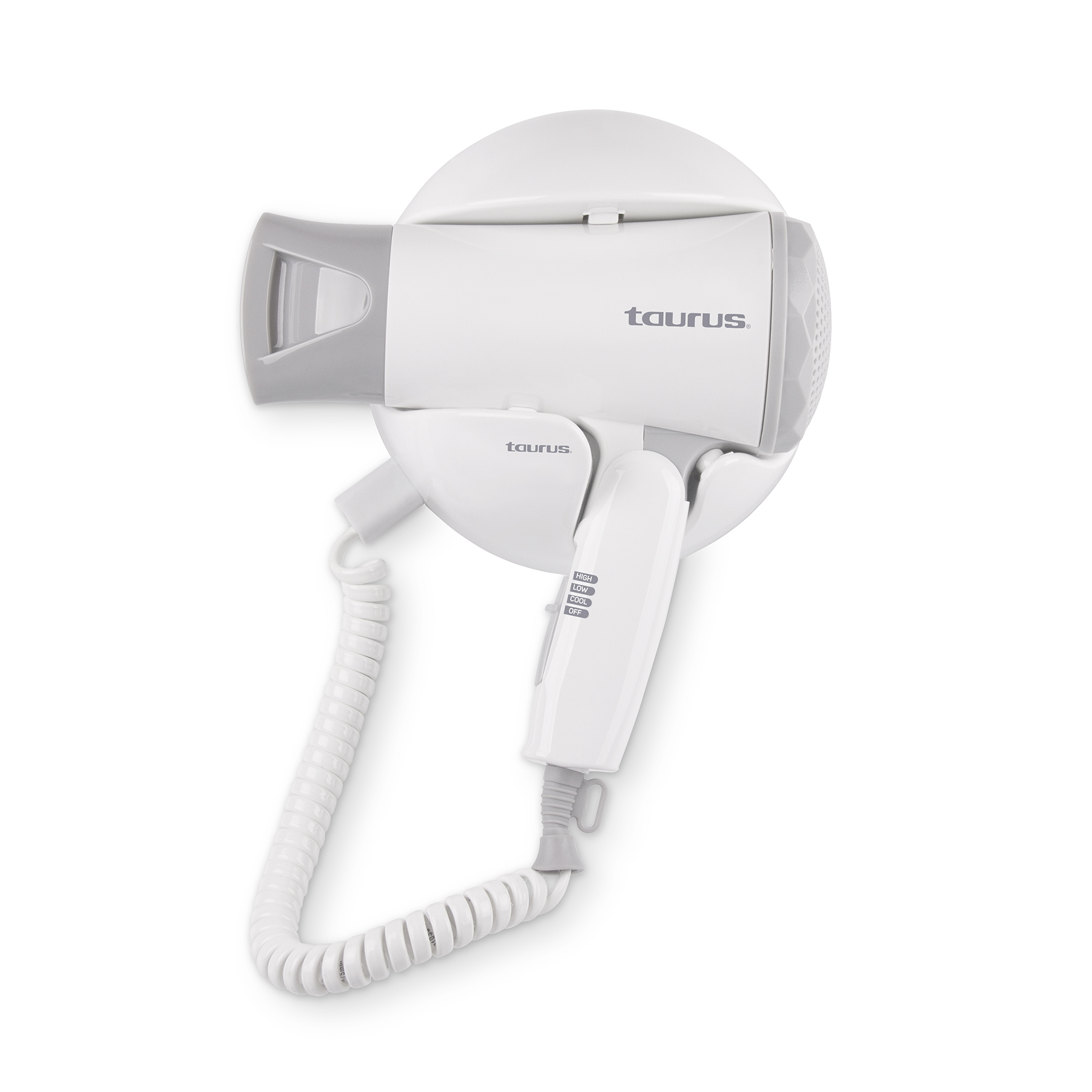 Taurus 1400W Hair Dryer 3 Heat Settings White “Chloe”