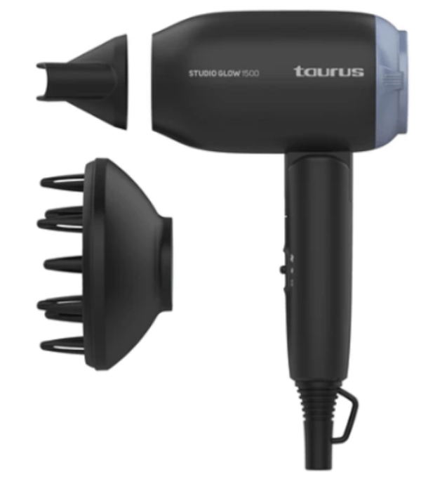 Taurus 1400W DC Hair Dryer Plastic 2Speed Black “Studio Glow 1400”