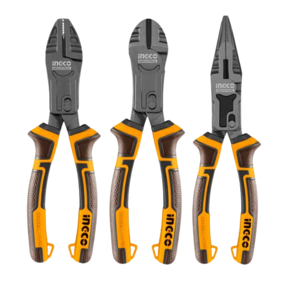 Ingco – 3 Piece Compound Action Pliers Set