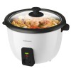 Mellerware Rice Cooker With Glass Lid Plastic White 1.8L 700W Mellerware Rice Cooker With Glass Lid Plastic White 1.8L 700W