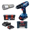 Bosch – Impact Drill Kit GSB180-LI With 41Pce with HD Metal Light 270 lums Bosch – Impact Drill Kit GSB180-LI With 41Pce with HD Metal Light 270 lums