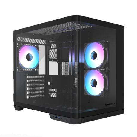 Raidmax I630 ATX | Micro-ATX | ITX ARGB Mid-Tower Dual Chamber Curved Glass