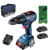 Bosch – Impact Drill Driver GSB18V-50 with 3×1.5Ah Batteries 15 piece Drill Set Bosch – Impact Drill Driver GSB18V-50 with 3×1.5Ah Batteries 15 piece Drill Set