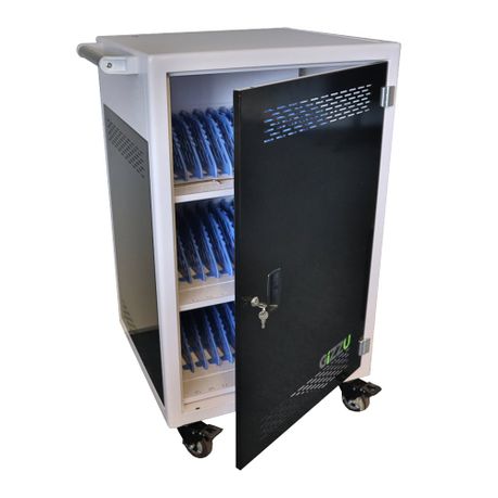 Gizzu 36 Bay Type-C Storage Charging Trolley for 15.6 Laptops
