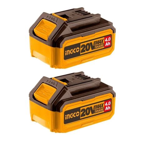 Ingco – 4.0Ah Battery Pack Combo – 2 piece