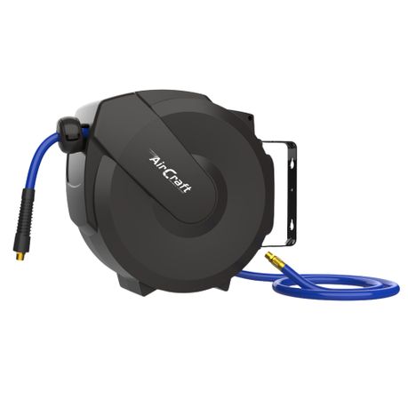 Air Craft – Air Hose Reel 15m 12mm Od X 8mm Id Pu Hose Auto Retract