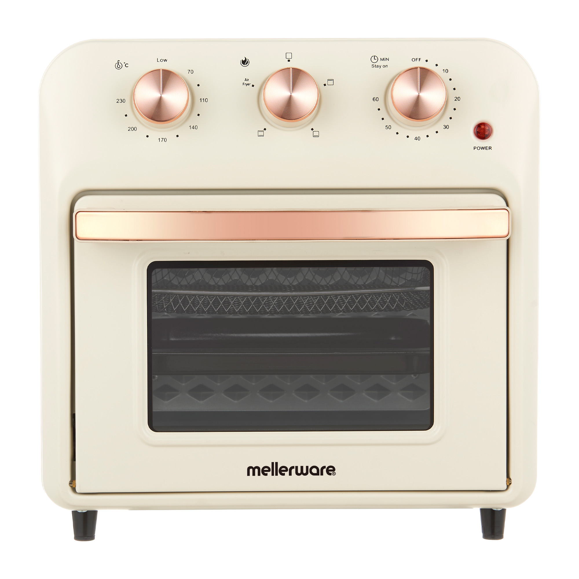 Air Fryer Manual Operation Steel Rose Gold 16L 1360W “ÄeroChef Pro 16”
