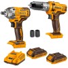 Ingco – Cordless Impact Drill and Wrench with 2 x 2.0Ah Batteries & Charger Ingco – Cordless Impact Drill and Wrench with 2 x 2.0Ah Batteries & Charger