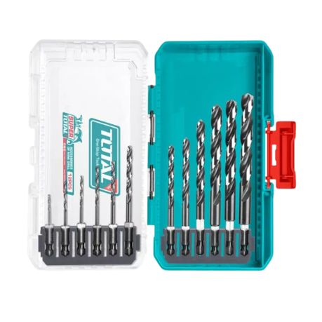 Total Tools – HSS Drill Bits Set 12 piece