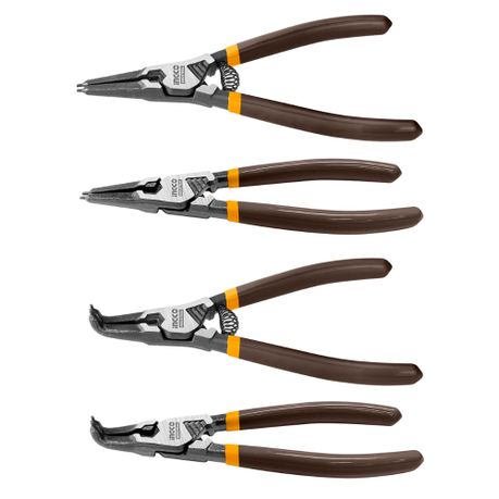 Ingco – Circlip Pliers Set 180mm – 4 piece