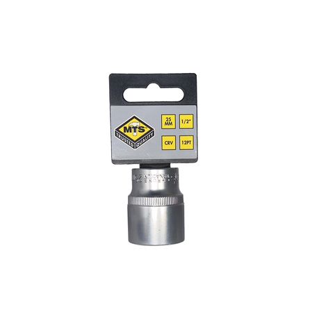 MTS – Socket 1/2″ Bi Hex CRV – 25mm