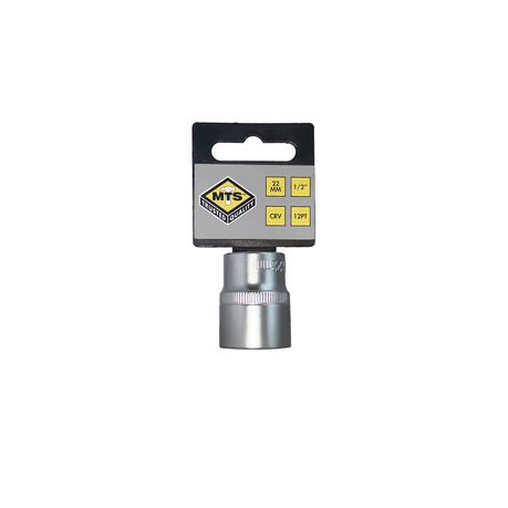 MTS – Socket 1/2″ Bi Hex CRV – 22mm
