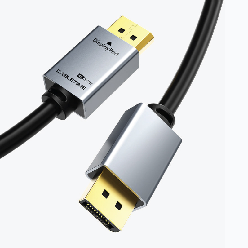 DisplayPort to DisplayPort 1.2 Cable 4K 60Hz – 1.8 m