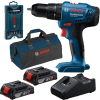 Bosch – Cordless Drill (GSB 183-LI), Charger, 2 x Batteries & 25 Piece Bits Set Bosch – Cordless Drill (GSB 183-LI), Charger, 2 x Batteries & 25 Piece Bits Set