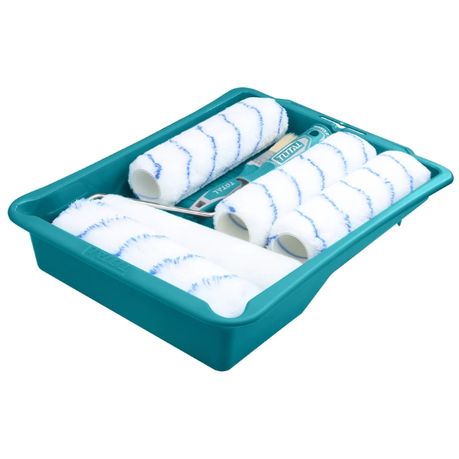 Total Tools – Paint Roller Tray Set – 8 Pieces