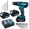 Makita – Cordless Impact Driver Drill with 2x Batteries-3Ah, Charger & Bits Makita – Cordless Impact Driver Drill with 2x Batteries-3Ah, Charger & Bits