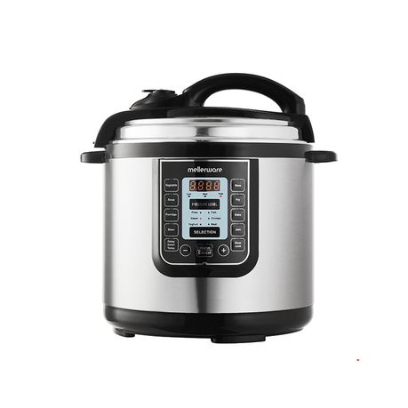Pressure Cooker With LED Display Stainless Steel Silver 6L 1000W “Juno”